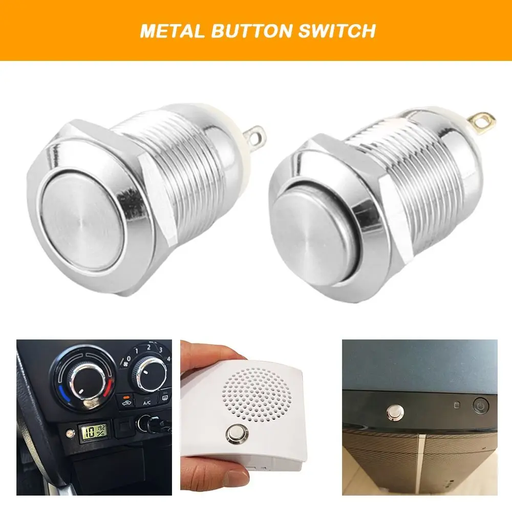 12 мм металлический кнопочный переключатель, огнестойкий водонепроницаемый переключатель с фиксацией, высокий круглый мгновенный переключатель из нержавеющей стали
12 мм металлический кнопочный переключатель, огнестойкий водонепроницаемый переключатель с фиксацией, высокий круглый мгновенный переключатель из нержавеющей стали