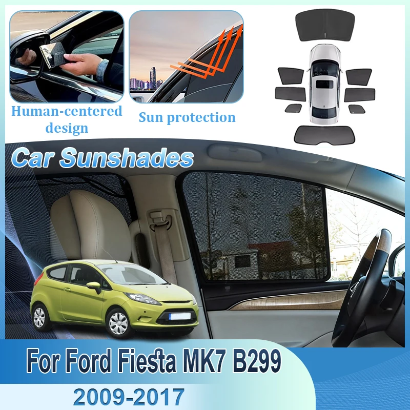 For Ford Fiesta MK7 Accessories MK6 Mark VI B299 2009~2017 5-door Hatchback Auto Mesh Sun Shades Window Sunshades Visor Curtains
For Ford Fiesta MK7 Accessories MK6 Mark VI B299 2009~2017 5-door Hatchback Auto Mesh Sun Shades Window Sunshades Visor Curtains