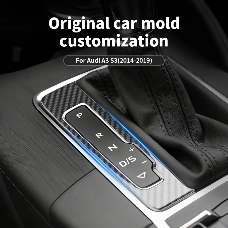 For Audi 8V A3 S3 2014-2019 Real Carbon Fiber Sport Gear Shift Cover Panel Trim Frame Stickers Car Interior Tuning Accessories
For Audi 8V A3 S3 2014-2019 Real Carbon Fiber Sport Gear Shift Cover Panel Trim Frame Stickers Car Interior Tuning Accessories