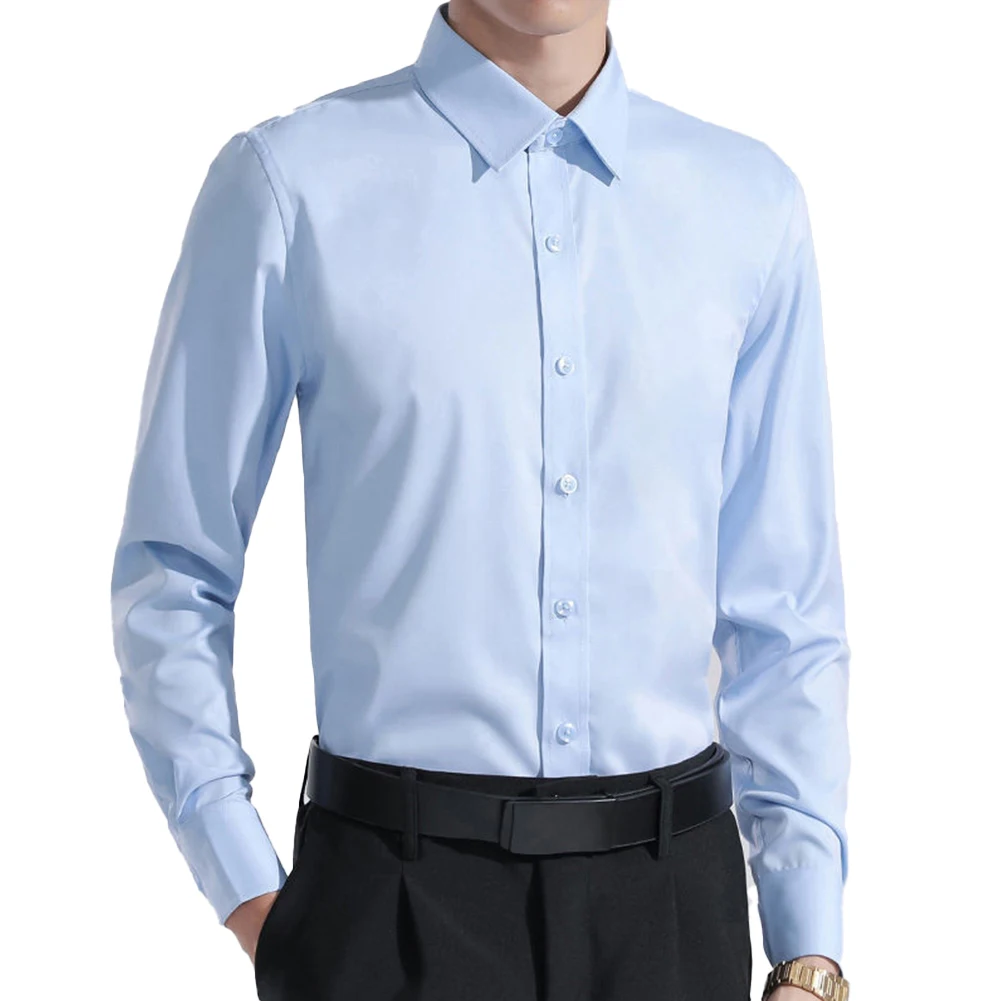 Dark Blue Formal Business Shirt Professional Business Suit Shirt Regular Length Solid Pattern Brand New Condition
Dark Blue Formal Business Shirt Professional Business Suit Shirt Regular Length Solid Pattern Brand New Condition