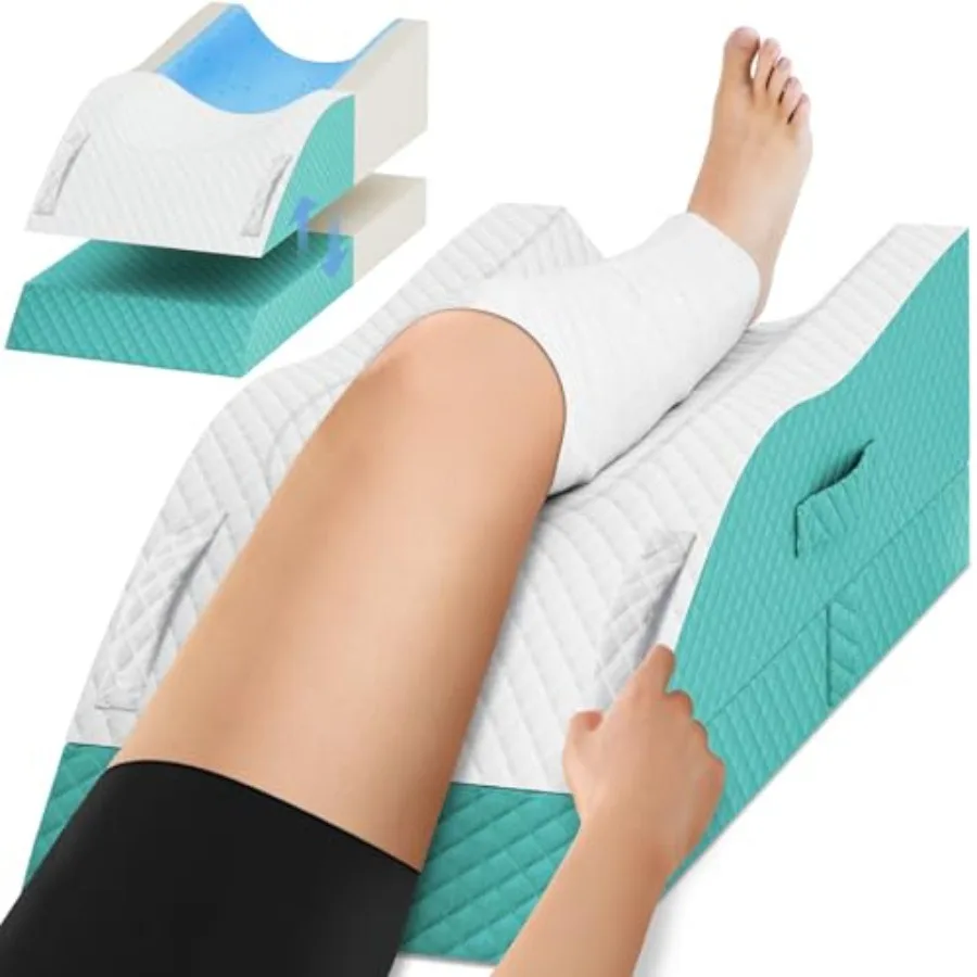 Elevation Pillows for Leg After Surgery, Memory Foam Adjustable Wedge Pillow for Injury or Rest, Ankle Pillow for Sleeping Bloo
Elevation Pillows for Leg After Surgery, Memory Foam Adjustable Wedge Pillow for Injury or Rest, Ankle Pillow for Sleeping Bloo