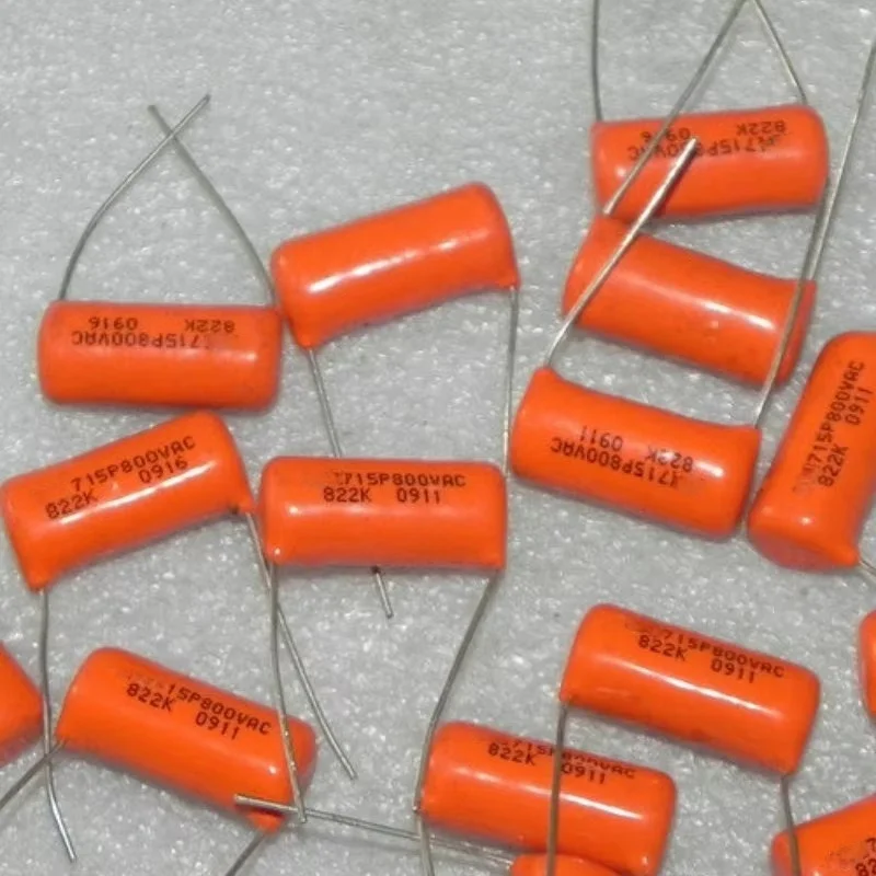 10PCS 715P 1200v 0.0082uf 822k 8200pf 800vac MKP film capacitor
10PCS 715P 1200v 0.0082uf 822k 8200pf 800vac MKP film capacitor
