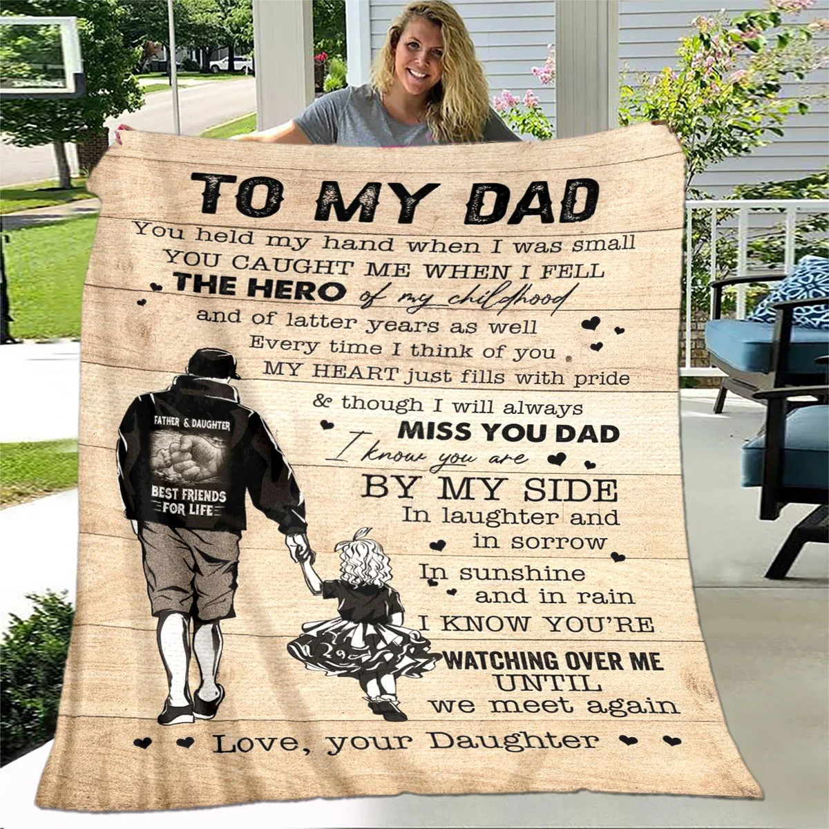 To My Father Dad Letter Gift Series Blanket,Soft Throw Blanket for Home Bedroom Bed Sofa Picnic Travel Office Cover Blanket Kids
To My Father Dad Letter Gift Series Blanket,Soft Throw Blanket for Home Bedroom Bed Sofa Picnic Travel Office Cover Blanket Kids