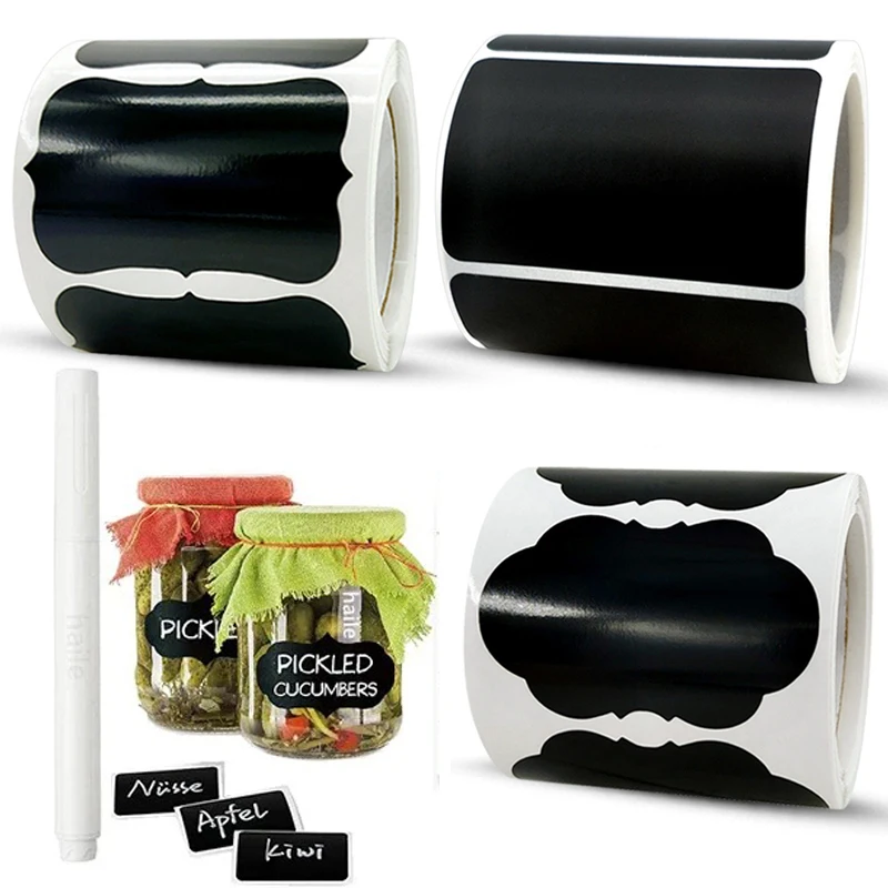120Pcs/Roll Removable Chalkboard Label Stickers,3 Styles Waterproof 1.4×2.2in Blackboard Tags Erasable Pen Kitchen&Home Storage
120Pcs/Roll Removable Chalkboard Label Stickers,3 Styles Waterproof 1.4×2.2in Blackboard Tags Erasable Pen Kitchen&Home Storage