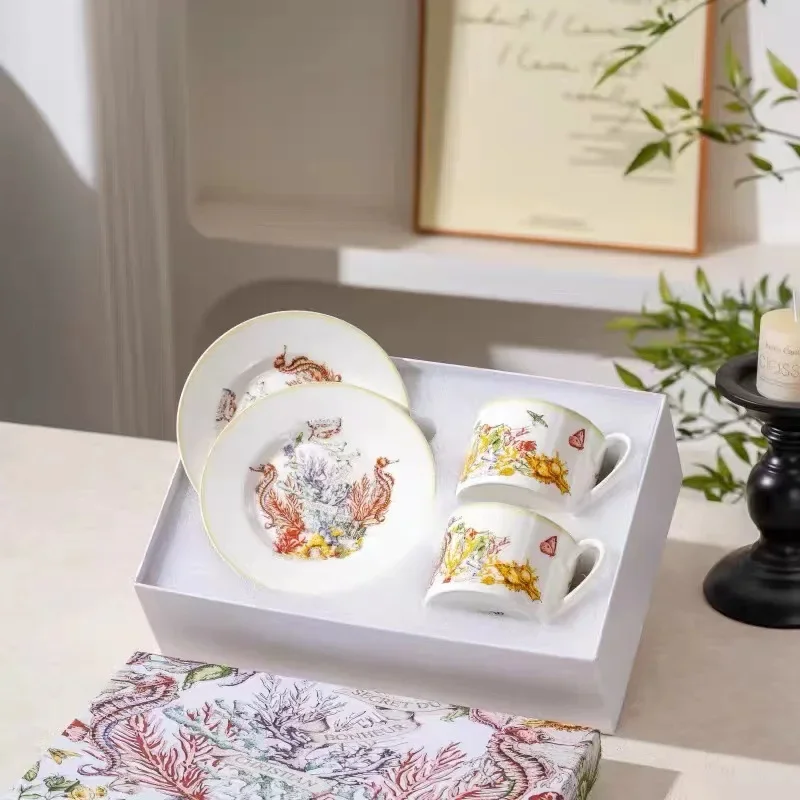 Bone China Coffee Cup Saucers Tea Cups Tableware Suitable for Afternoon Tea Guest Dining Daily Use and Home Coffee Time
Bone China Coffee Cup Saucers Tea Cups Tableware Suitable for Afternoon Tea Guest Dining Daily Use and Home Coffee Time