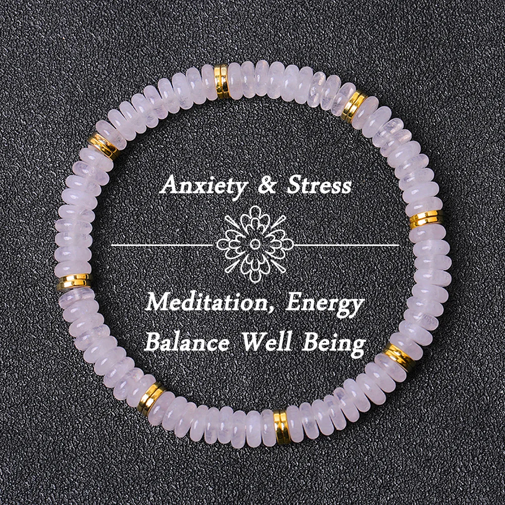 Natural Flat Amethyst Beaded Bracelet For Women Men Daily Wear With Gold Spacers Fashion Lightweight Casual Wrist Jewelry 2026
Natural Flat Amethyst Beaded Bracelet For Women Men Daily Wear With Gold Spacers Fashion Lightweight Casual Wrist Jewelry 2026