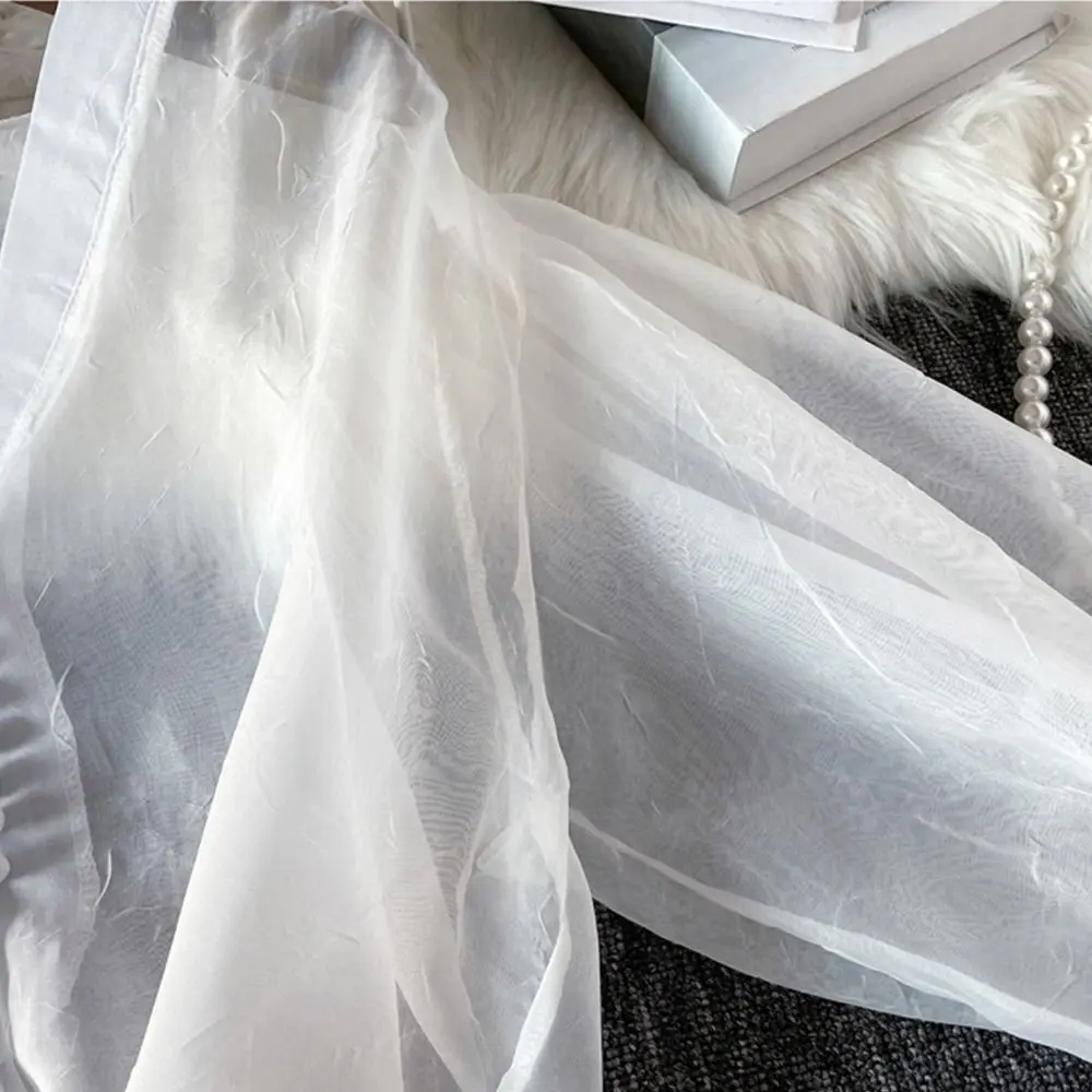 New Fashion Design Scarf Niche Style Solid Color Puff Sleeve Shirt Simplicity Design High Street Women Clothing Summer Season
New Fashion Design Scarf Niche Style Solid Color Puff Sleeve Shirt Simplicity Design High Street Women Clothing Summer Season