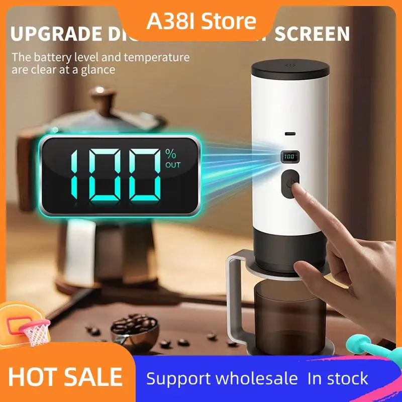 A38I Wireless Electric Portable Espresso Coffee Machine For Car & Home Camping Coffee Maker Capsule Powder Travel
A38I Wireless Electric Portable Espresso Coffee Machine For Car & Home Camping Coffee Maker Capsule Powder Travel