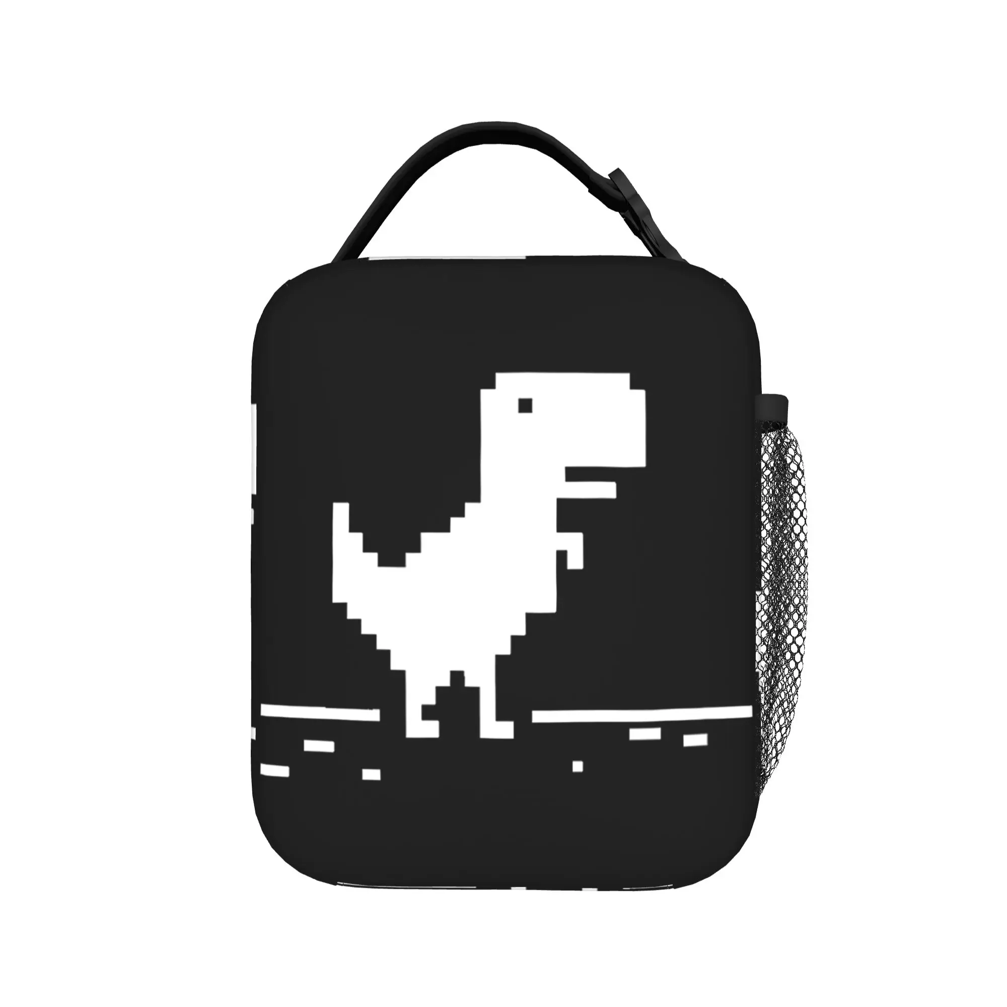 T Rex Geek Dinosaur Pixel Art Without Internet Lunch Bag For Child Lunch Box Funny Office Cooler Bag Thermal Tote Handbags
T Rex Geek Dinosaur Pixel Art Without Internet Lunch Bag For Child Lunch Box Funny Office Cooler Bag Thermal Tote Handbags