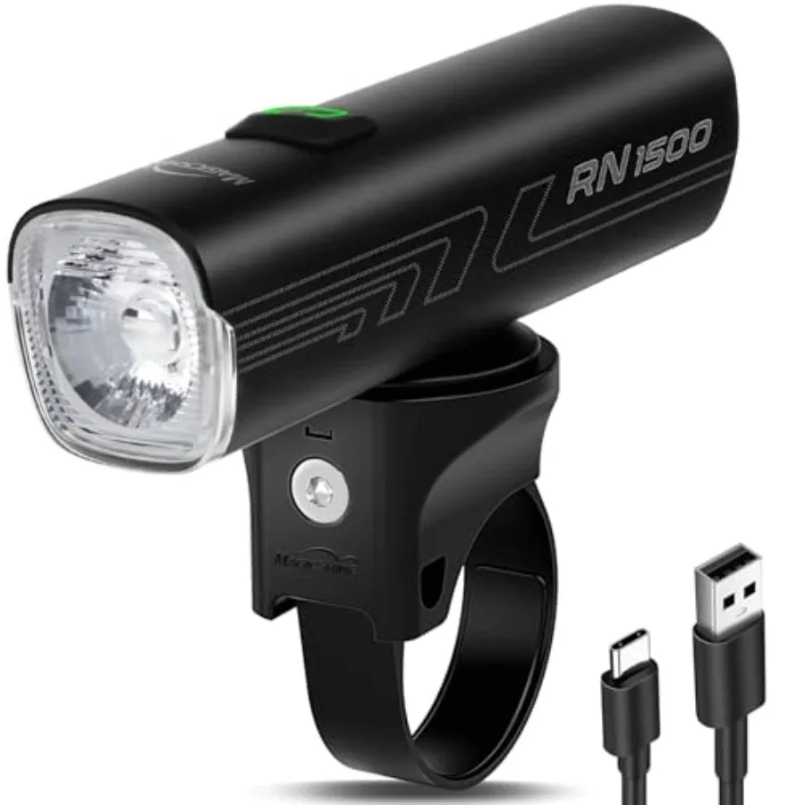 Велосипедный фонарь RN1500 V2.0 1500 люмен, умный, с зарядкой USB-C, водонепроницаемый IPX7, передний свет для шоссейных, городских и горных велосипедов
Велосипедный фонарь RN1500 V2.0 1500 люмен, умный, с зарядкой USB-C, водонепроницаемый IPX7, передний свет для шоссейных, городских и горных велосипедов