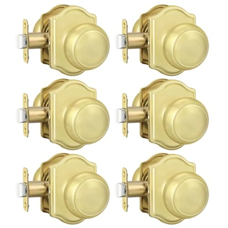 Closet Door Knobs Interior No Lock, Door Knobs Hallway, Gold Door Knob Without Lock Pack
Closet Door Knobs Interior No Lock, Door Knobs Hallway, Gold Door Knob Without Lock Pack