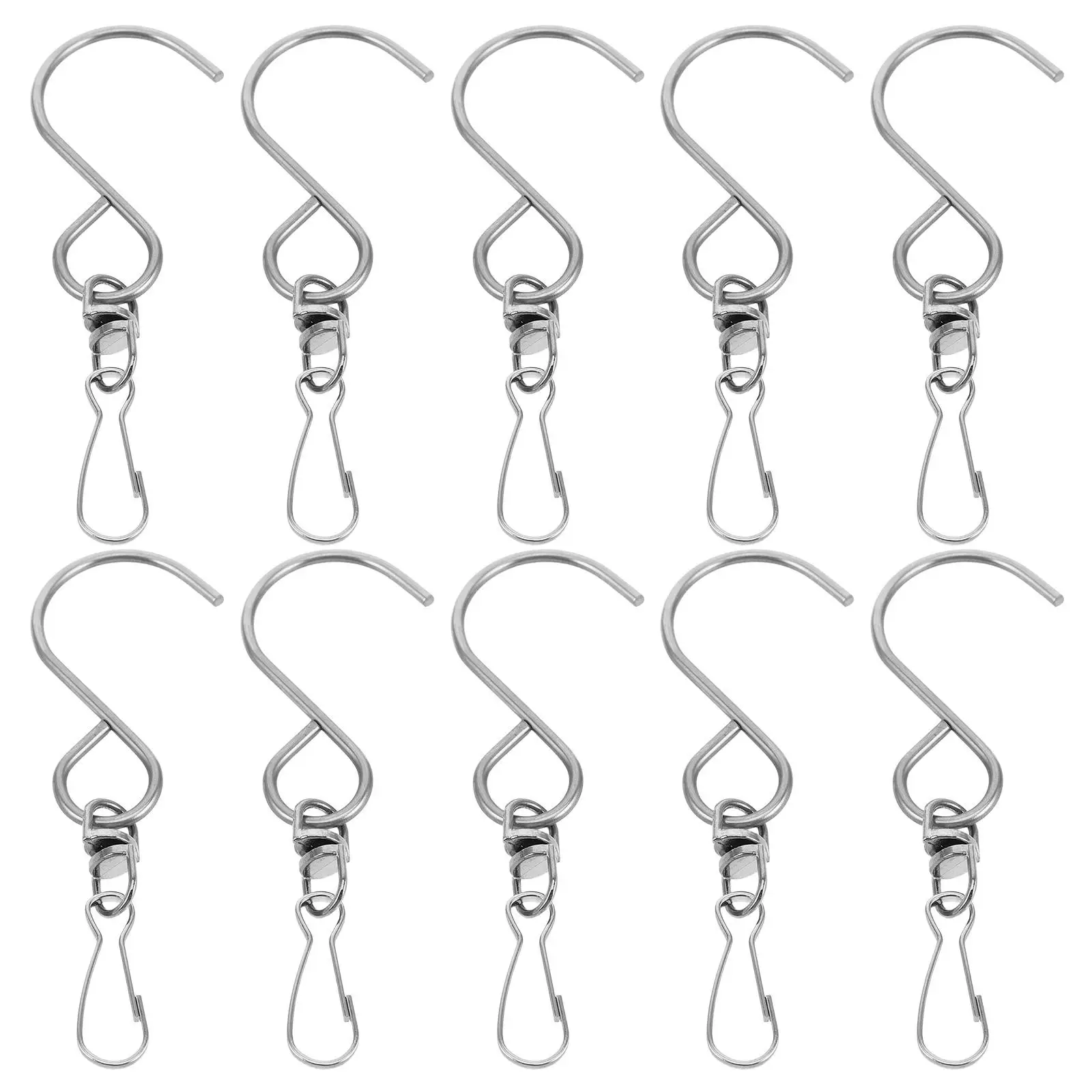 10 Pcs Rotating Wind Chime Hook Coat Hanger Spinner Windchimes Hanging Decoration
10 Pcs Rotating Wind Chime Hook Coat Hanger Spinner Windchimes Hanging Decoration