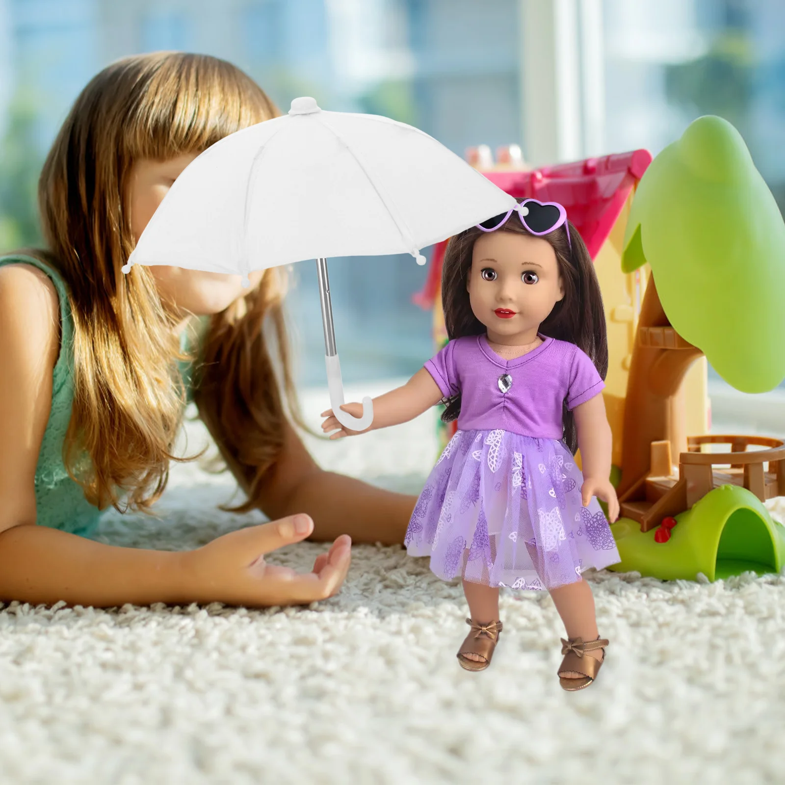 2 Pcs Plant Mini Umbrella Miniature Model Models Toy House Accessories White Decor Rain Travel
2 Pcs Plant Mini Umbrella Miniature Model Models Toy House Accessories White Decor Rain Travel