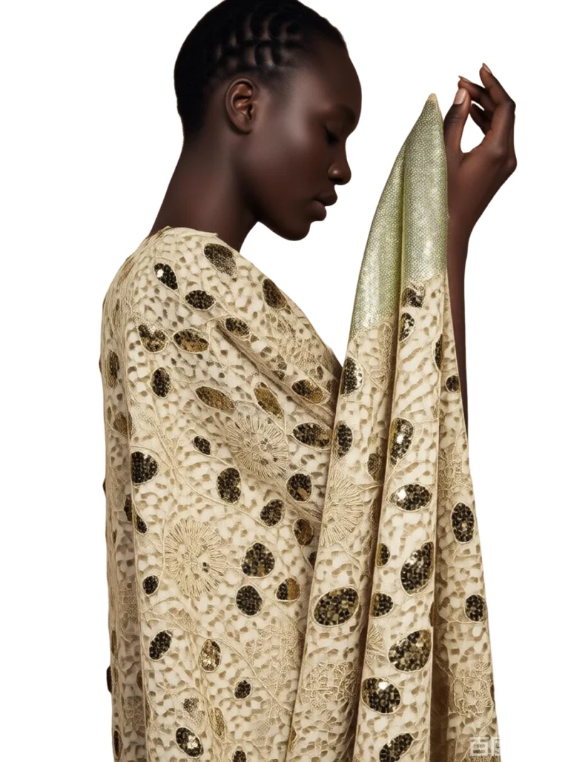 Luxury African Organza Double Mesh Lace 2026 High Quality French Sequins Sewing Nigerian Embroidery Net Lace For Wedding Dresses
Luxury African Organza Double Mesh Lace 2026 High Quality French Sequins Sewing Nigerian Embroidery Net Lace For Wedding Dresses
