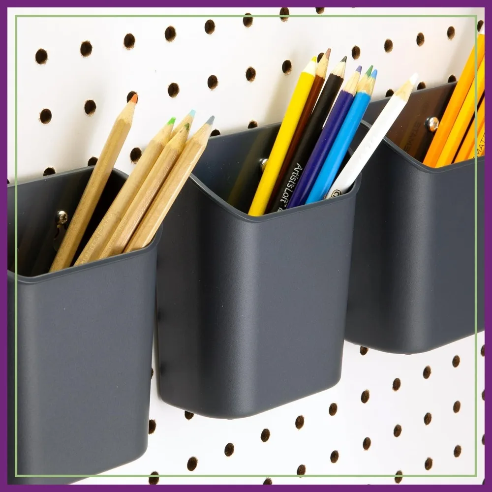 3-Pack Cup Organizer for Pegboard/Slatwall - Office, Classroom, Kitchen, Garage
3-Pack Cup Organizer for Pegboard/Slatwall - Office, Classroom, Kitchen, Garage