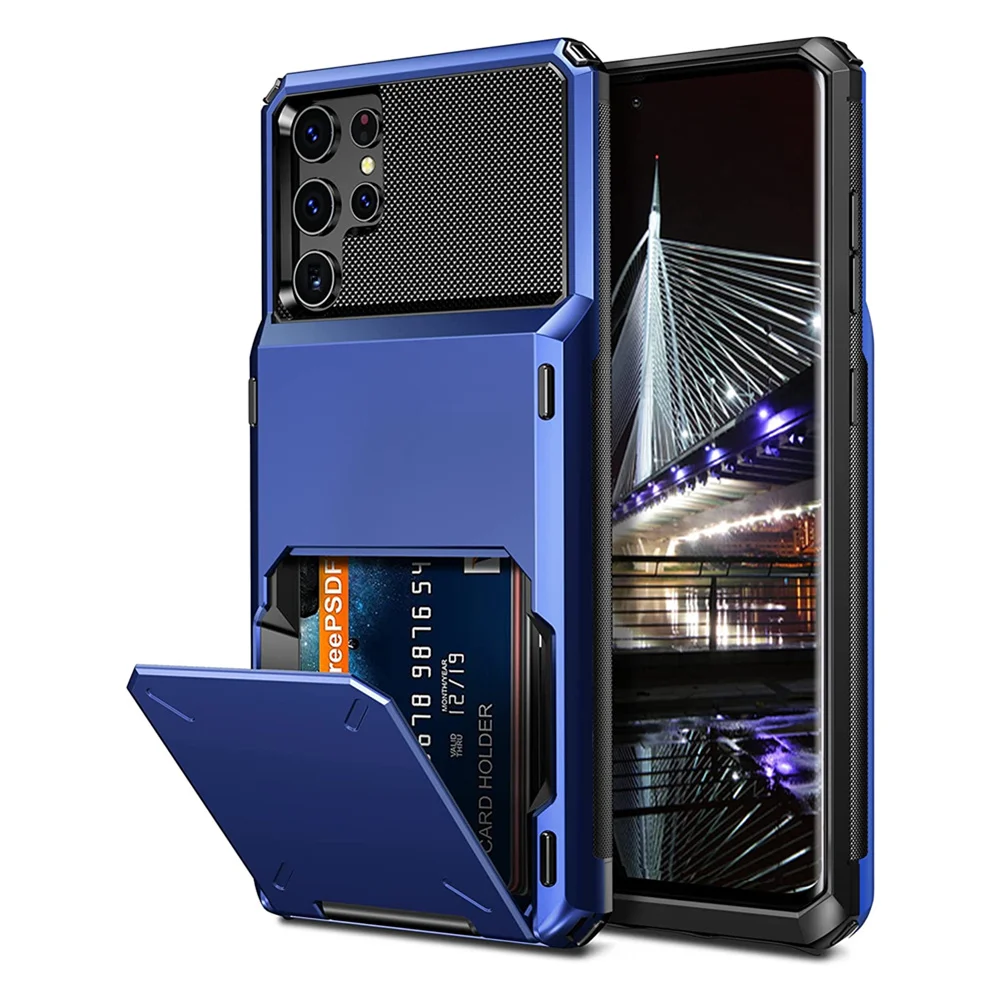 For Samsung Galaxy S23Ultra Case S23 Plus S23+ Card Holder Heavy Duty Anti Scratch Case for Samsung S23 S 23 Plus Ultra Cover
For Samsung Galaxy S23Ultra Case S23 Plus S23+ Card Holder Heavy Duty Anti Scratch Case for Samsung S23 S 23 Plus Ultra Cover