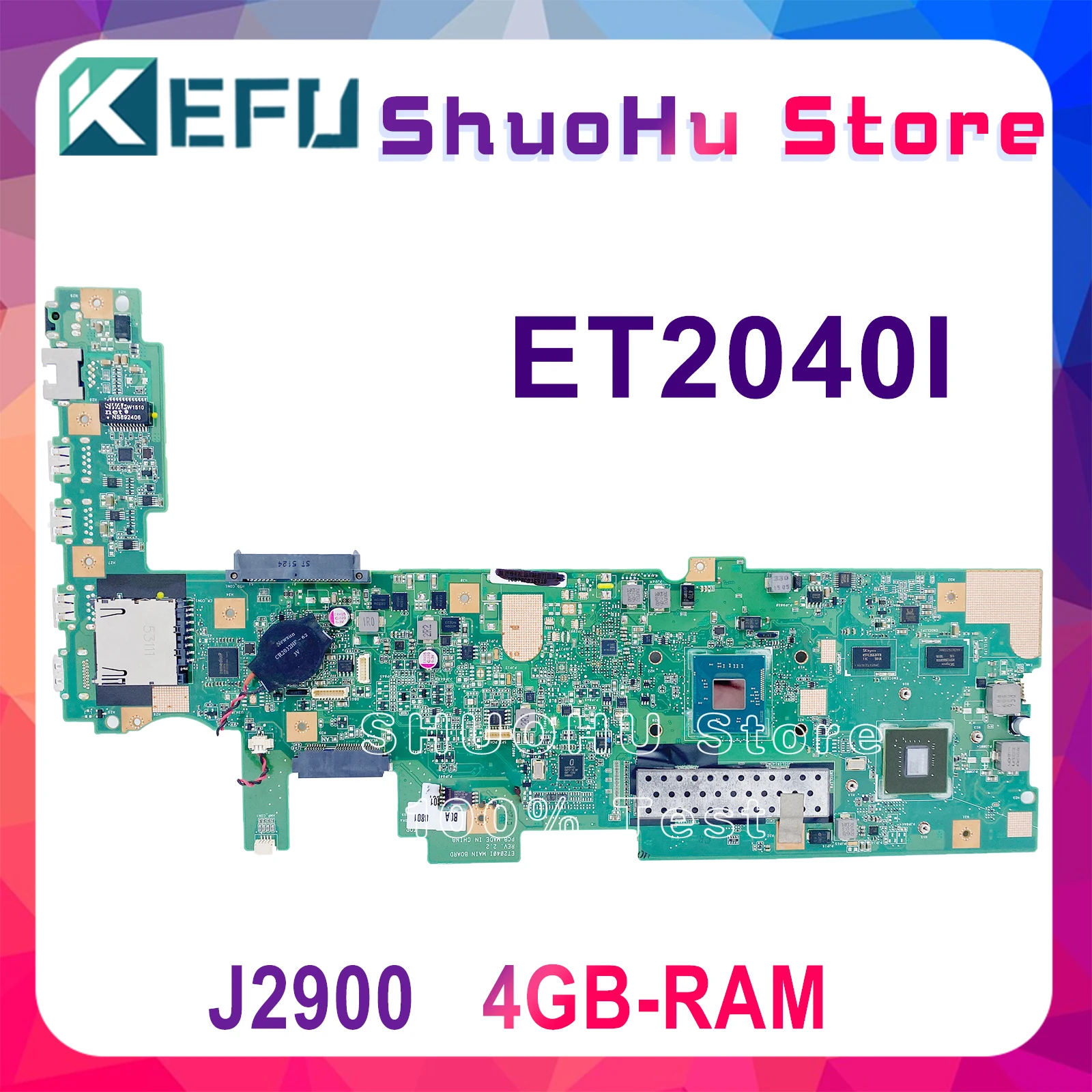 ET2040I all-in-one computer motherboard suitable for ASUS ET2040I all-in-one motherboard CPU: J2900 4GB 100% test
ET2040I all-in-one computer motherboard suitable for ASUS ET2040I all-in-one motherboard CPU: J2900 4GB 100% test