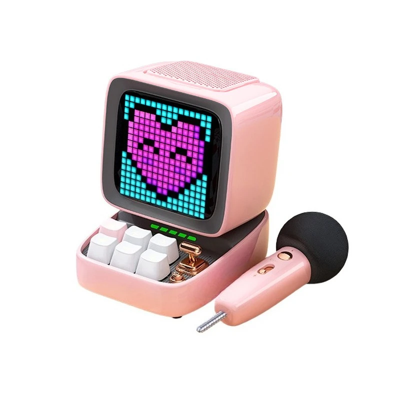 Bluetooth-динамик в стиле ретро Pixel Art Game с передним экраном со светодиодной подсветкой 16X16 (розовый) (зеленый) (синий)
Bluetooth-динамик в стиле ретро Pixel Art Game с передним экраном со светодиодной подсветкой 16X16 (розовый) (зеленый) (синий)