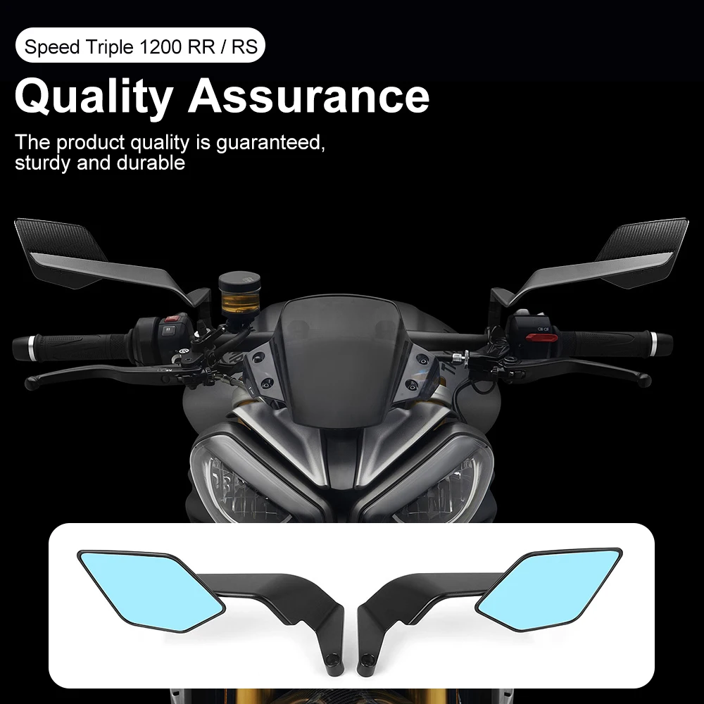Adjustable Stealth Max Mirror Kits for Triumph Street Triple RS S R 765 R Motorcycle Rotatable Custom Rearview Mirrors
Adjustable Stealth Max Mirror Kits for Triumph Street Triple RS S R 765 R Motorcycle Rotatable Custom Rearview Mirrors