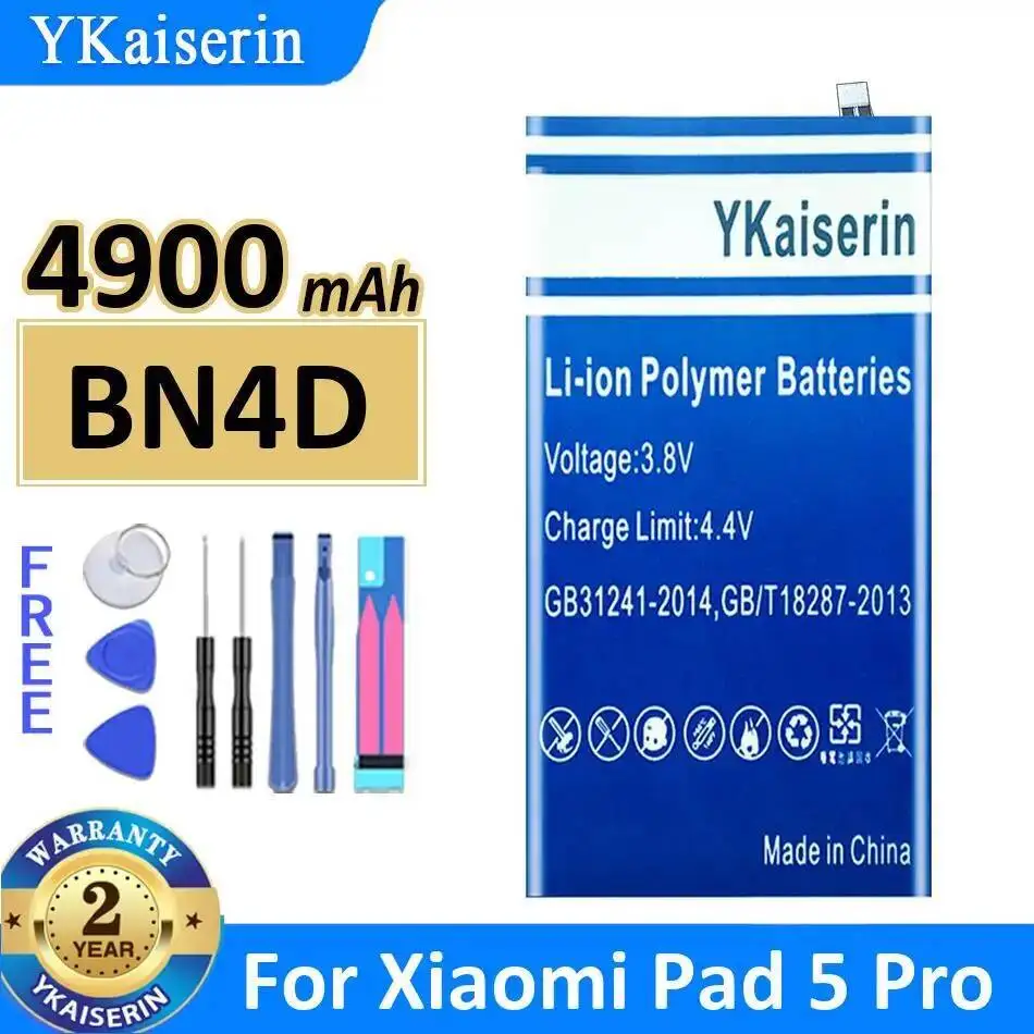 For Xiaomi Pad 5 Pro 4900Mah BN4D Reliable Power Supply Laptop Battery
For Xiaomi Pad 5 Pro 4900Mah BN4D Reliable Power Supply Laptop Battery