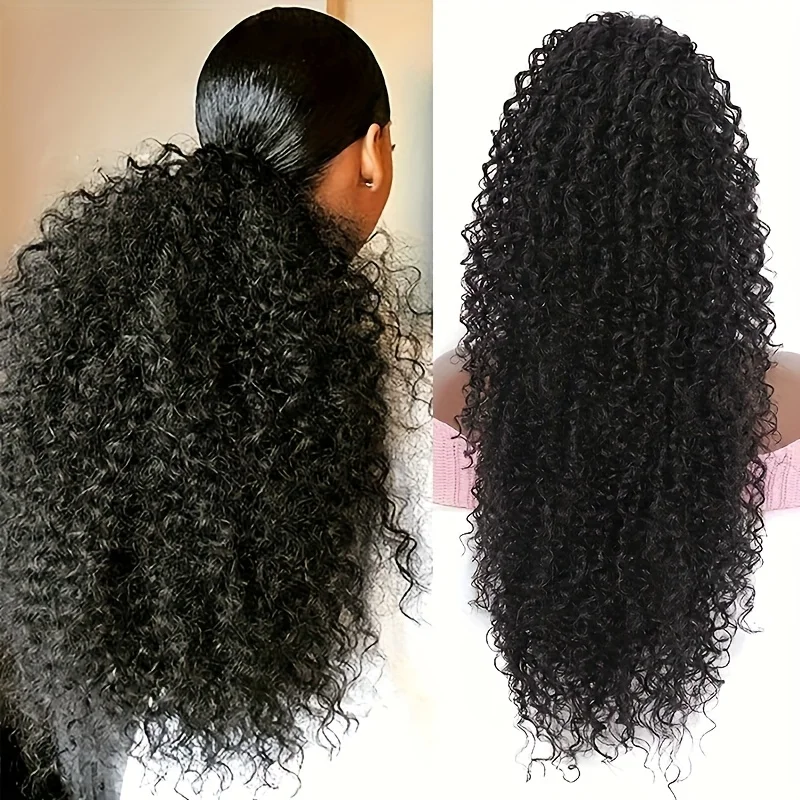 Women's African Curly Drawstring Ponytail Wig 20 inches, basic synthetic heat-resistant curling iron, breathable comb drawstring
Women's African Curly Drawstring Ponytail Wig 20 inches, basic synthetic heat-resistant curling iron, breathable comb drawstring