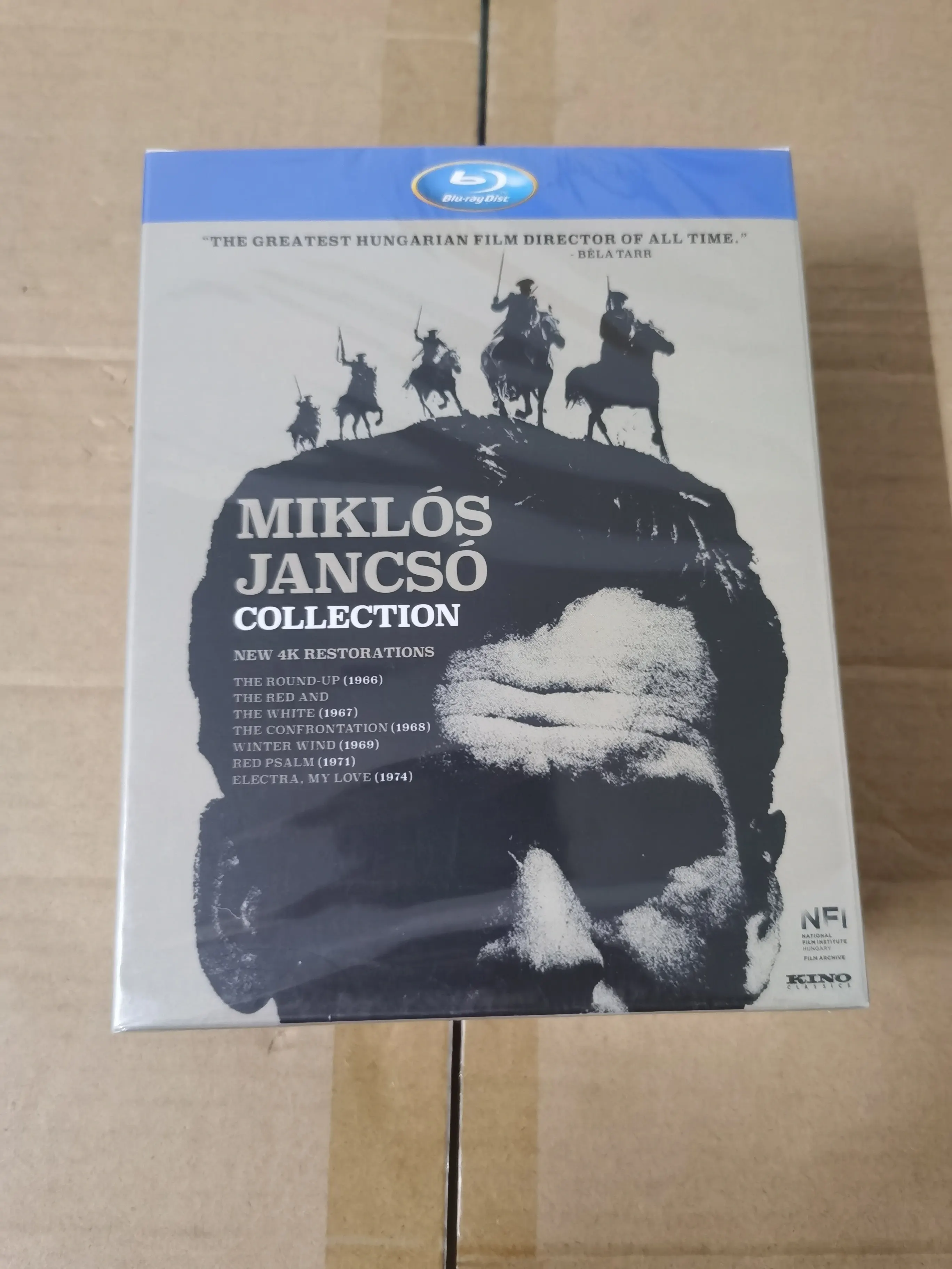 Blu-ray Disc Ultra HD Movie for Hungary A Generation of Masters for Director Miklos Jancso Collection
Blu-ray Disc Ultra HD Movie for Hungary A Generation of Masters for Director Miklos Jancso Collection