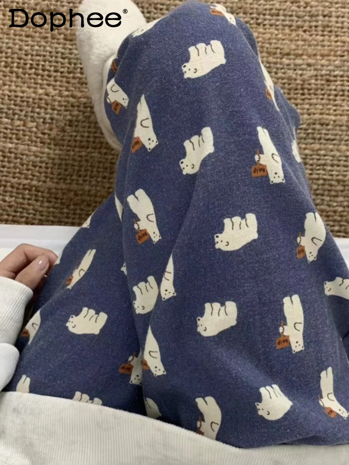 Autumn and Winter Pure Cotton Polished Home Pants Japanese Cartoon Cute Girl Trousers Loose Casual Soft Ins Pajama Pants
Autumn and Winter Pure Cotton Polished Home Pants Japanese Cartoon Cute Girl Trousers Loose Casual Soft Ins Pajama Pants