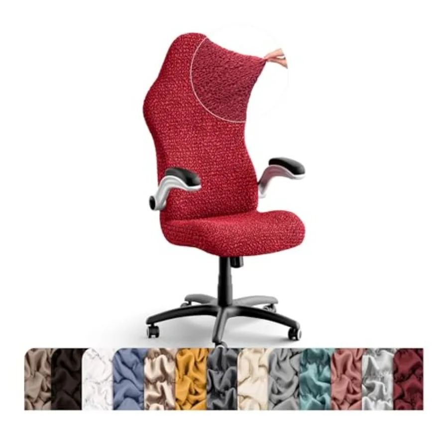 Office and Gaming Chair Slipcover - Stretch Computer Desk Chair Cover with Zipper - Fabric Slipcovers - 1-Piece Form Fit Cover
Office and Gaming Chair Slipcover - Stretch Computer Desk Chair Cover with Zipper - Fabric Slipcovers - 1-Piece Form Fit Cover