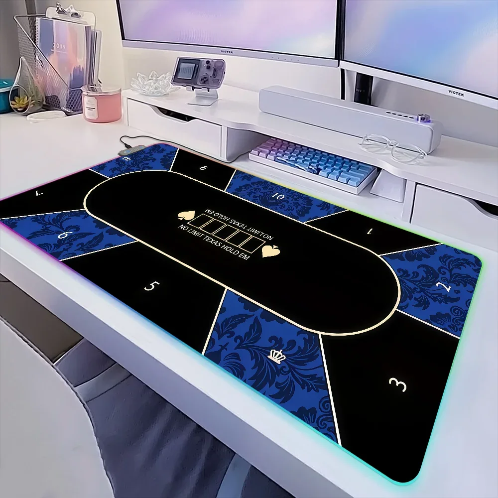 Cool Table Poker Texas Hold em Mouse Pad Gaming MousePad LED Table Pads Micro USB Backlit Rubber RGB Desk Mats Desktop XXL
Cool Table Poker Texas Hold em Mouse Pad Gaming MousePad LED Table Pads Micro USB Backlit Rubber RGB Desk Mats Desktop XXL