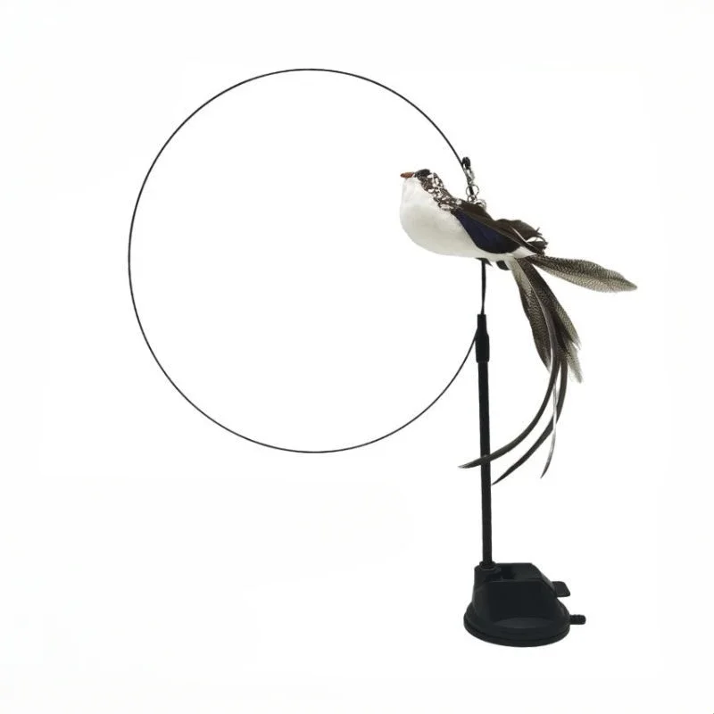 Drip Rubber Suction Cups Steel Wire Long Pole Feather Teaser Cat Stick Self-exciting Cat Toys Bell and Feather Pet Companion
Drip Rubber Suction Cups Steel Wire Long Pole Feather Teaser Cat Stick Self-exciting Cat Toys Bell and Feather Pet Companion