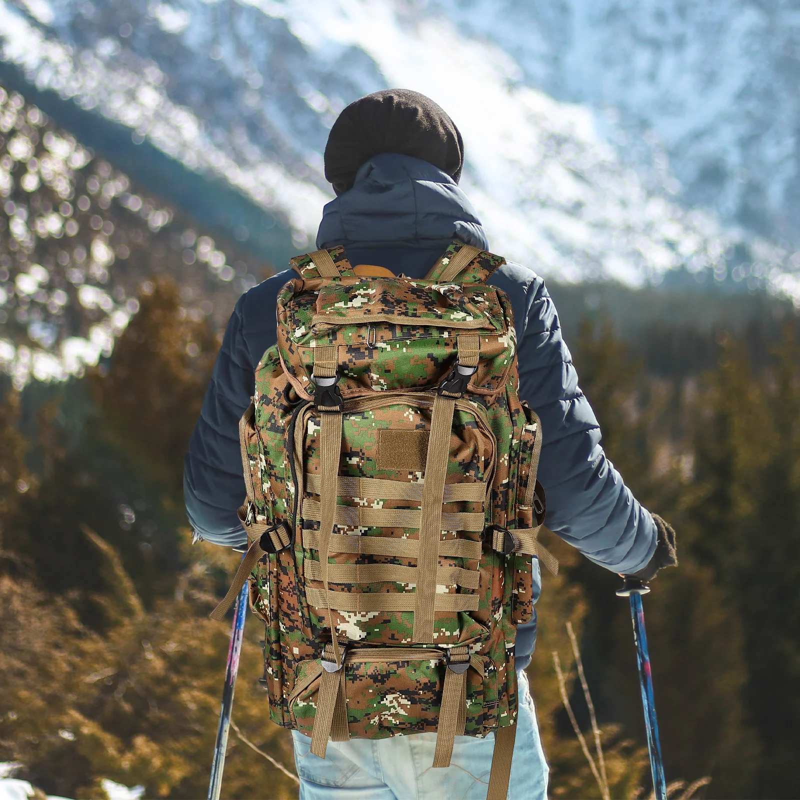80L Waterproof Backpack Oxford Cloth Hiking Camping Travel Bags 80 Liters Military Black Large Capacity Outdoor Sports Backpacks
80L Waterproof Backpack Oxford Cloth Hiking Camping Travel Bags 80 Liters Military Black Large Capacity Outdoor Sports Backpacks
