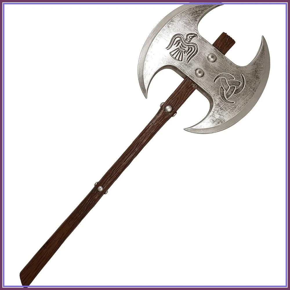 PU Foam Viking Two Handed Axe for Warrior Costume Battle Play Halloween Cosplay LARP
PU Foam Viking Two Handed Axe for Warrior Costume Battle Play Halloween Cosplay LARP