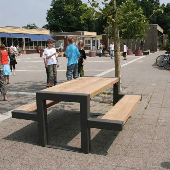 Factory Customization Commercial Street Wooden Table Bench Public Park Outdoor Wood Picnic Table Set
Factory Customization Commercial Street Wooden Table Bench Public Park Outdoor Wood Picnic Table Set