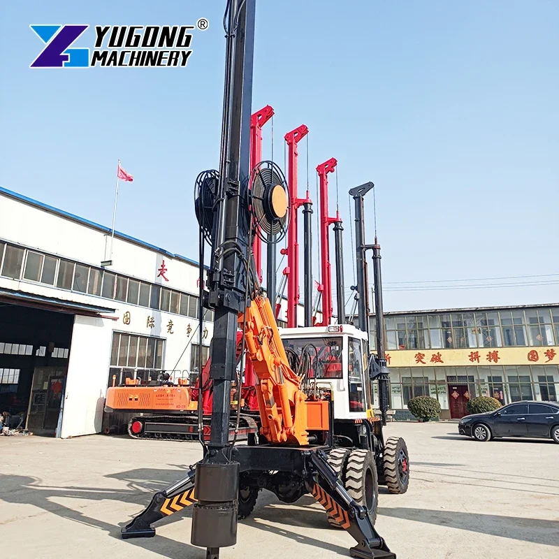 Portable Rotary Drilling Machine China Mobile Diesel Rotary Drilling Rig Price
Portable Rotary Drilling Machine China Mobile Diesel Rotary Drilling Rig Price