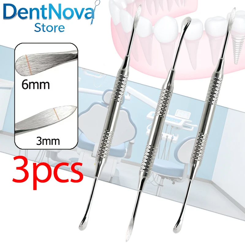 3pcs Double Ends Dental Implant Elevator Rustproof Surgical Tool for Tooth Extraction & Periosteal Detaching Autoclave
3pcs Double Ends Dental Implant Elevator Rustproof Surgical Tool for Tooth Extraction & Periosteal Detaching Autoclave