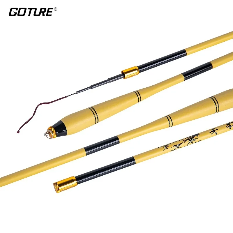 Удочка телескопическая Goture Tenkara 1.8м-3.0м для пресноводной рыбалки, ручная удочка для ручьев, сверхлегкая, из углеродного волокна, жесткая, для ловли карпа
Удочка телескопическая Goture Tenkara 1.8м-3.0м для пресноводной рыбалки, ручная удочка для ручьев, сверхлегкая, из углеродного волокна, жесткая, для ловли карпа
