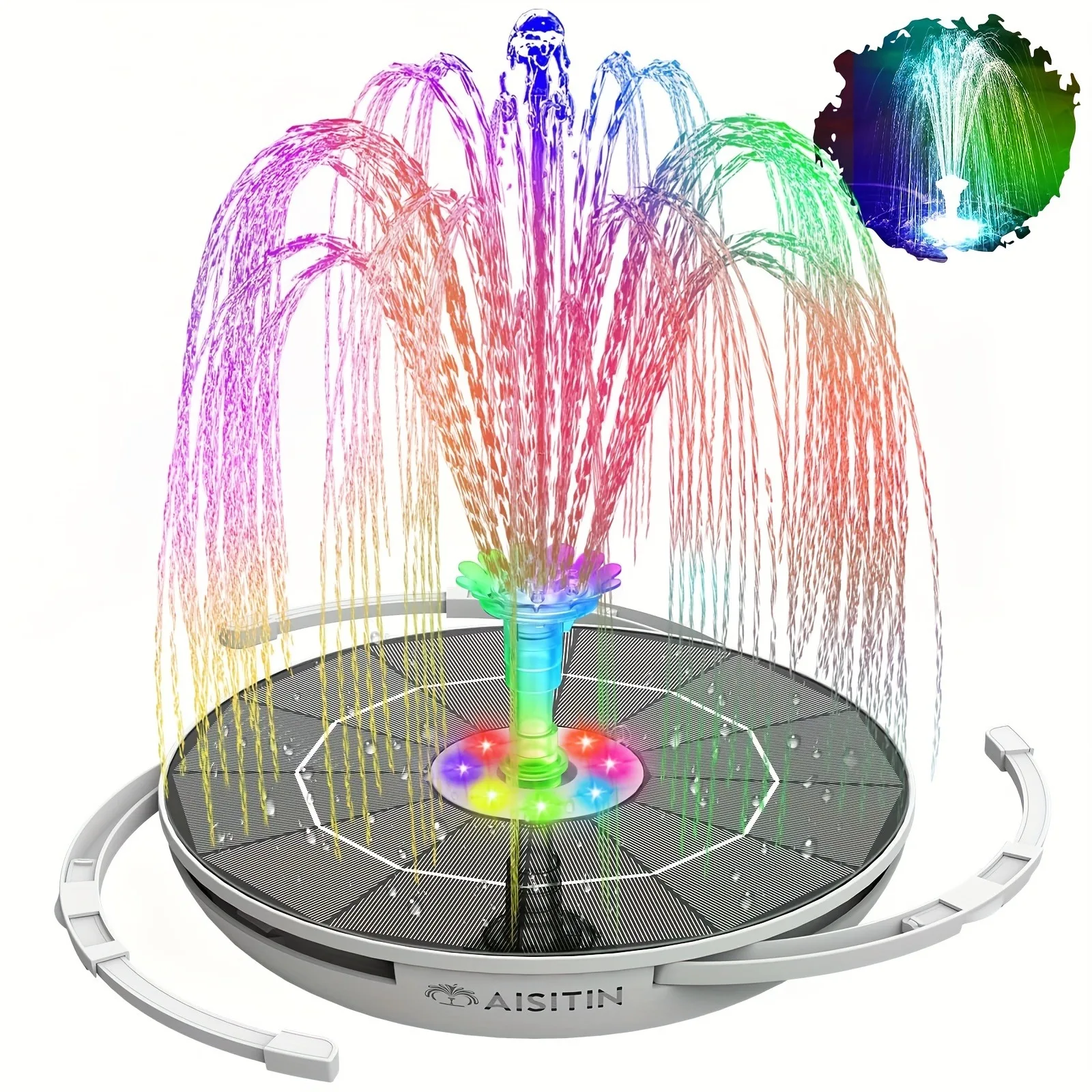 Indoor and outdoor 6.5w solar fountain, automatic bird bath fountain, with DIY nozzle set, suitable for gardens, courtyards,
Indoor and outdoor 6.5w solar fountain, automatic bird bath fountain, with DIY nozzle set, suitable for gardens, courtyards,