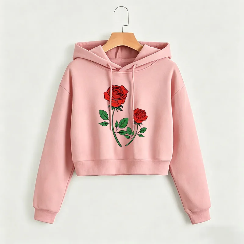 Graphic Rose Floral Autumn Winter Cropped Sweatshirt Crop Top Hoodie Y2k Sweatshirts Gothic Casual Style Clothes
Graphic Rose Floral Autumn Winter Cropped Sweatshirt Crop Top Hoodie Y2k Sweatshirts Gothic Casual Style Clothes