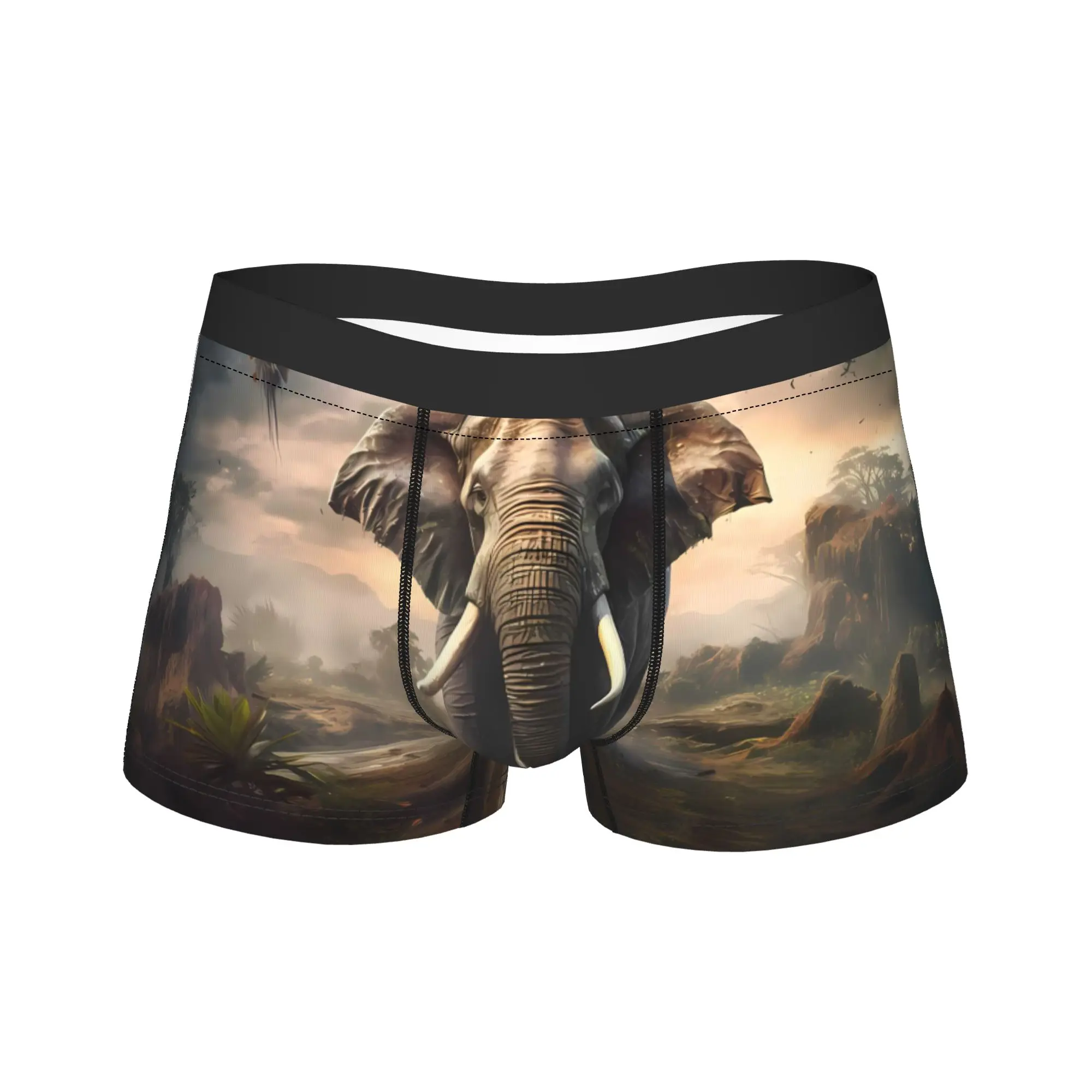 Brainrot Elephant Banana Men's Breathable Boxer Briefs, Stretchy Underwear with Stylish Printed, Everyday Comfort Casual Wear
Brainrot Elephant Banana Men's Breathable Boxer Briefs, Stretchy Underwear with Stylish Printed, Everyday Comfort Casual Wear