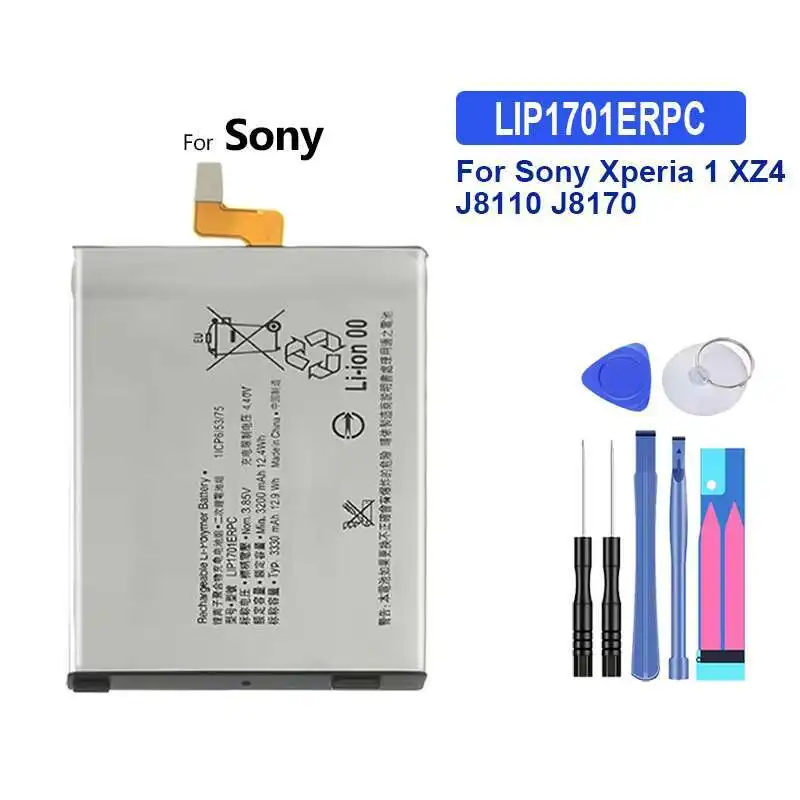 Долговечный LIP1701ERPC 3330 мАч для Sony Xperia 1 XZ4 J8110 J8170 J9110 J9150 SOV40 аккумулятор для мобильного телефона
Долговечный LIP1701ERPC 3330 мАч для Sony Xperia 1 XZ4 J8110 J8170 J9110 J9150 SOV40 аккумулятор для мобильного телефона