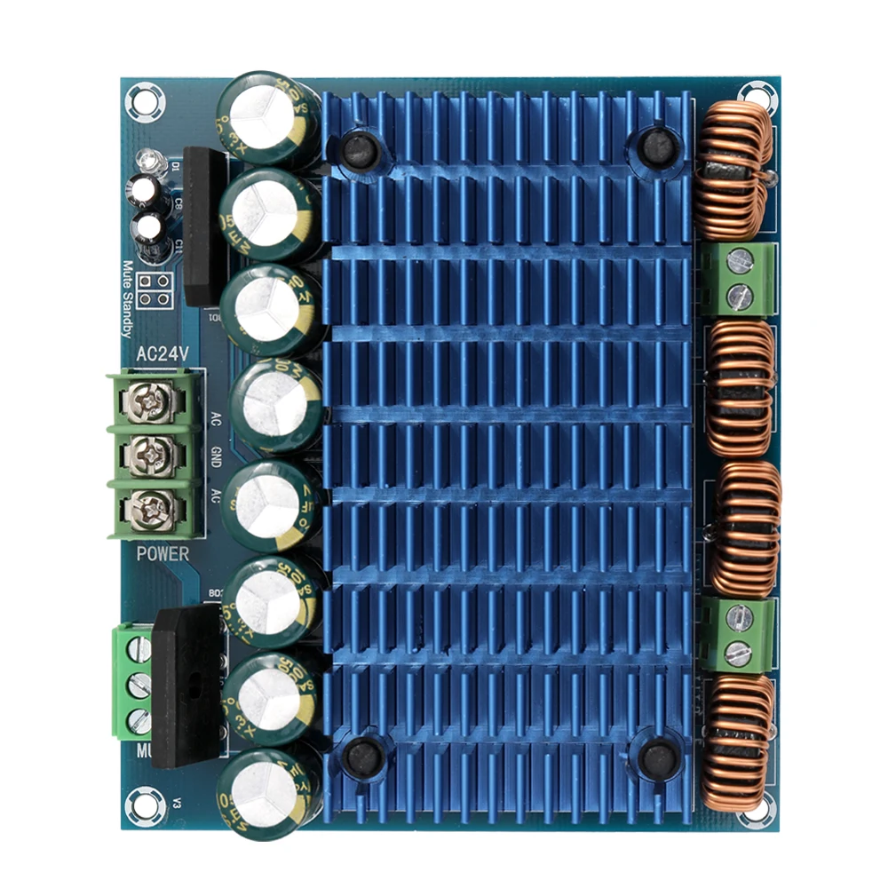 AC 24V Ultra High Power Digital Amplifier Module Stereo TDA8954TH Dual Chip 2x420W XH-M252 Digital Power Amplifier Board
AC 24V Ultra High Power Digital Amplifier Module Stereo TDA8954TH Dual Chip 2x420W XH-M252 Digital Power Amplifier Board