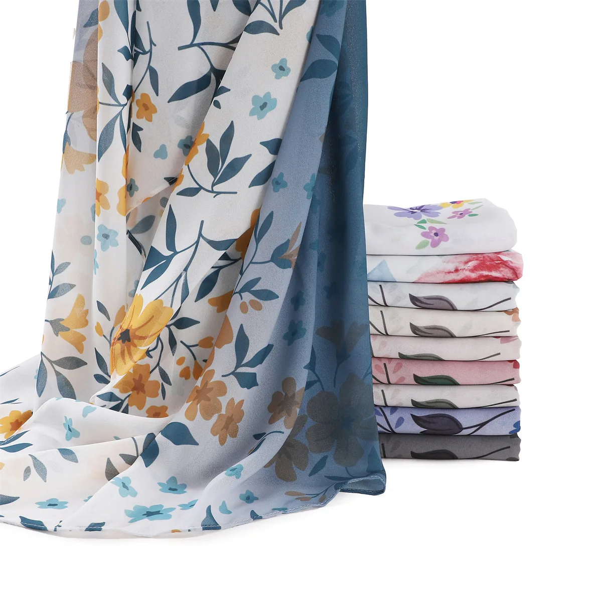 New Gradient Chiffon Hijabs Floral Printed Bohemian Muslim Fashion Breathable Shawl Wrap Scarf Headscarf Ramadan Hijab 180*70cm
New Gradient Chiffon Hijabs Floral Printed Bohemian Muslim Fashion Breathable Shawl Wrap Scarf Headscarf Ramadan Hijab 180*70cm