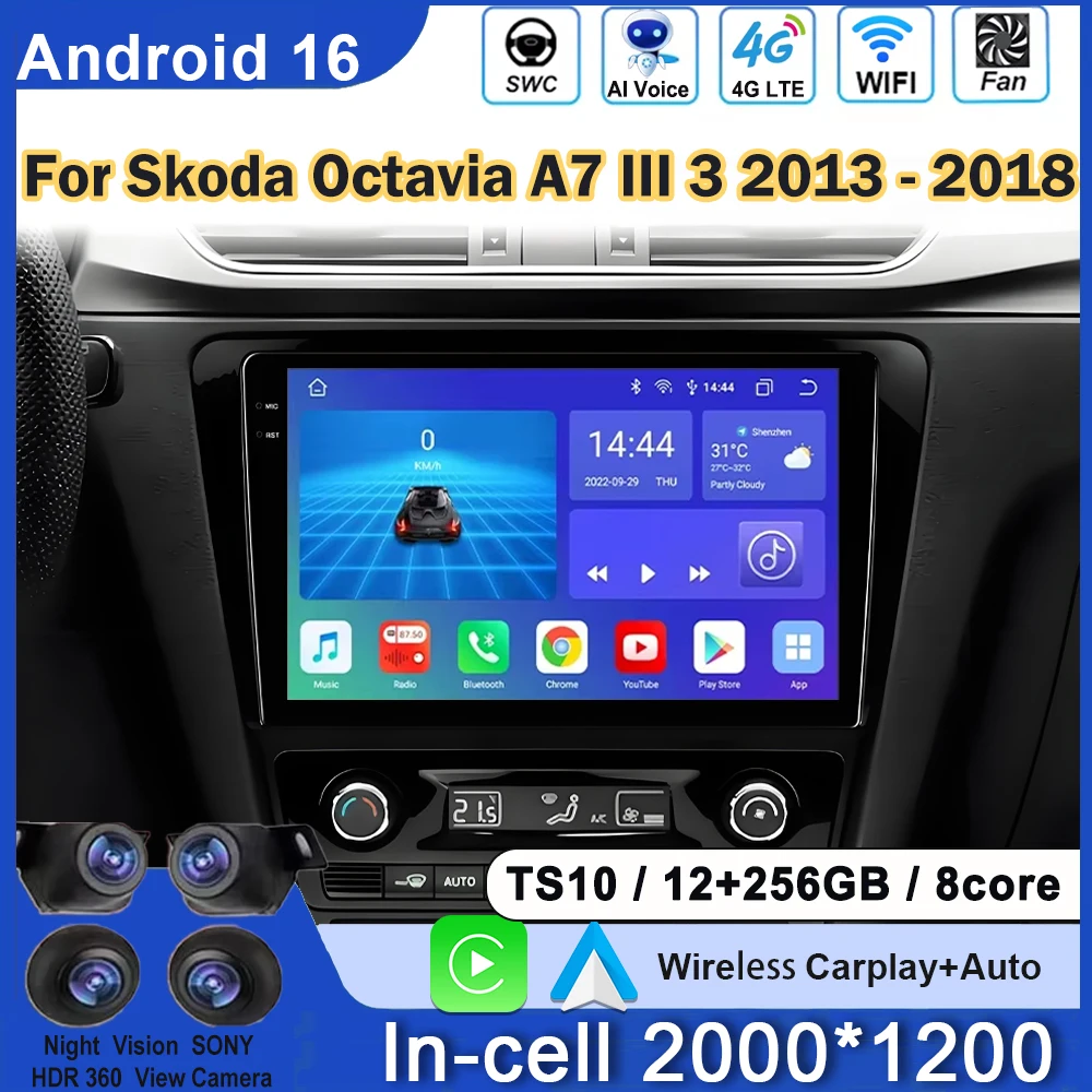 10inch Android Car Radio For Skoda Octavia A7 III 3 2013 - 2018 Navigation GPS Multimedia Player Stereo Carplay Head Unit 2Din
10inch Android Car Radio For Skoda Octavia A7 III 3 2013 - 2018 Navigation GPS Multimedia Player Stereo Carplay Head Unit 2Din