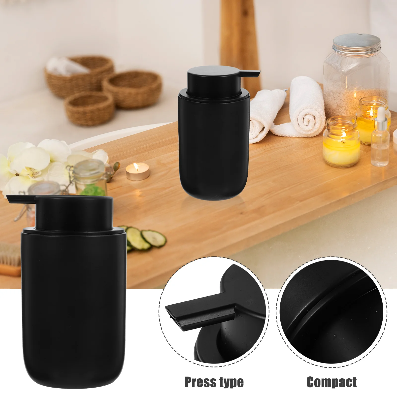 Press Pump Bottle Refillable Hand Soap Dispenser Kitchen Dish Liquid Shampoo Multi Functional Use Compact Lightweight Home Hotel
Press Pump Bottle Refillable Hand Soap Dispenser Kitchen Dish Liquid Shampoo Multi Functional Use Compact Lightweight Home Hotel