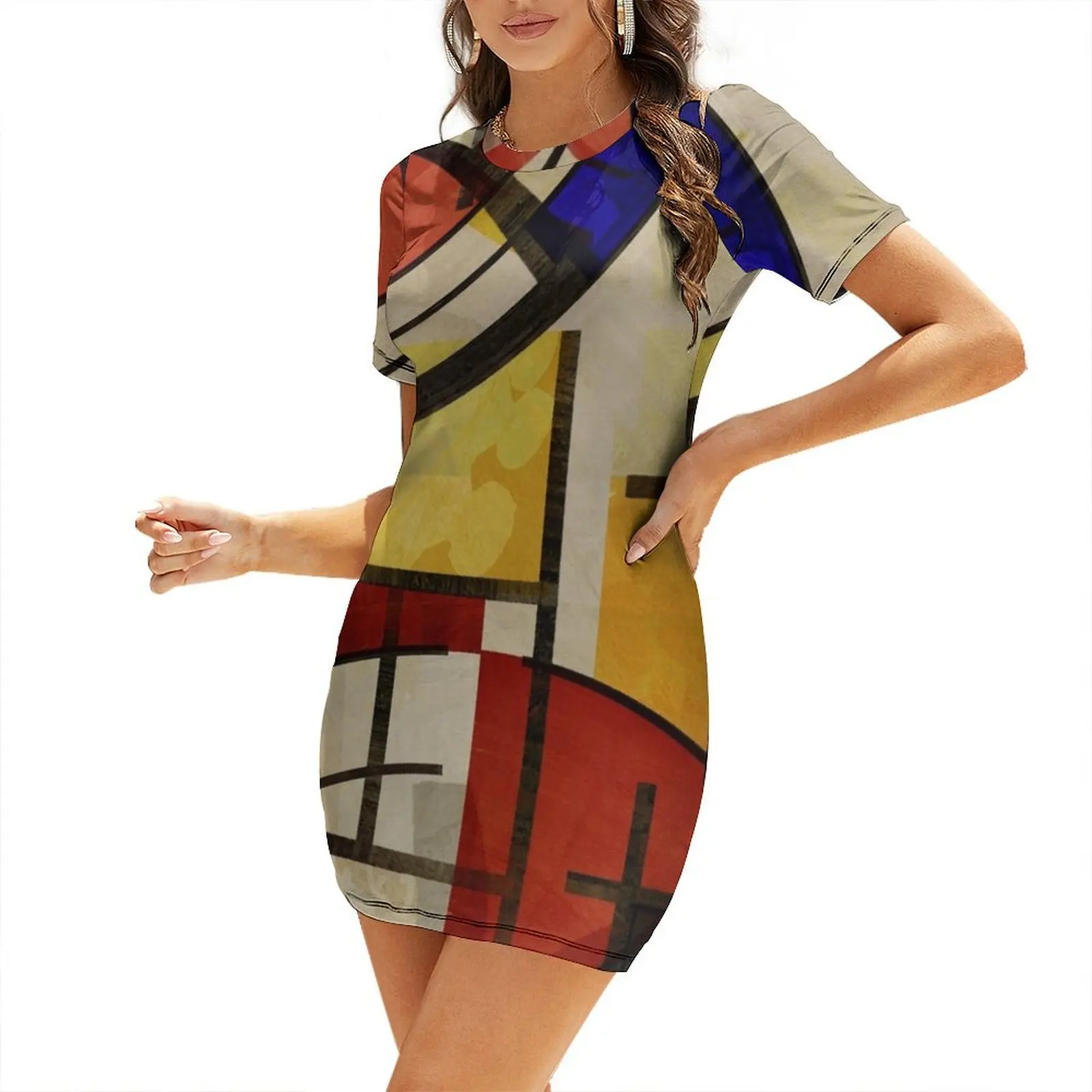 London Squares THREE TWO FOUR Short-Sleeved Dress evening dress woman dress Female clothing woman
London Squares THREE TWO FOUR Short-Sleeved Dress evening dress woman dress Female clothing woman