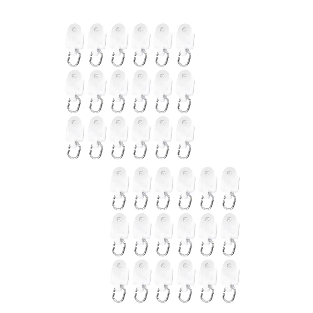 100 pcs Slide Hook Curtain Rollers Track Runners Wheel Accessory PE Material Stainless Steel Easy Install Use
100 pcs Slide Hook Curtain Rollers Track Runners Wheel Accessory PE Material Stainless Steel Easy Install Use