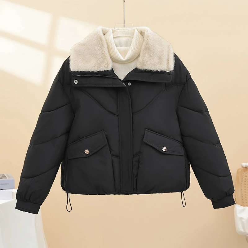 2025 Новая короткая пуховая хлопковая стеганая куртка с толстым теплым кукольным воротником, женская осенне-зимняя мода, свободное маленькое однотонное пальто Джокера, тренд
2025 Новая короткая пуховая хлопковая стеганая куртка с толстым теплым кукольным воротником, женская осенне-зимняя мода, свободное маленькое однотонное пальто Джокера, тренд