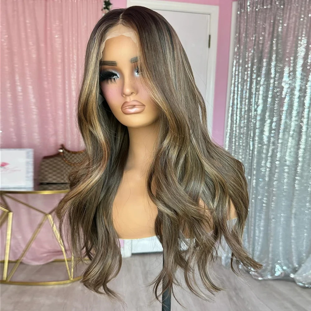 Natural Wavy Synthetic Wig for Women Chestnut Brown Brunette Wig Dark Roots Mixed Human Hair Wigs Heat Resistant Fiber Realistic
Natural Wavy Synthetic Wig for Women Chestnut Brown Brunette Wig Dark Roots Mixed Human Hair Wigs Heat Resistant Fiber Realistic