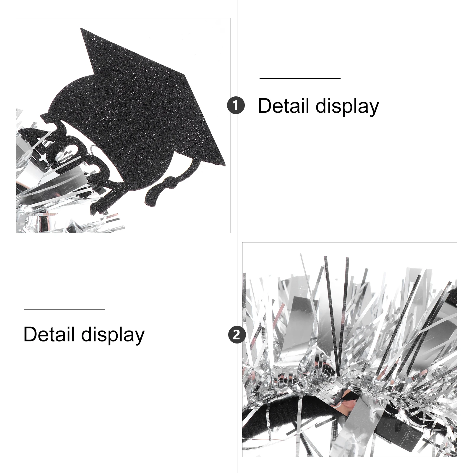 2pcs Graduation Hair Band Black Hoops Hairstyle Doctorial Hat Design Fashion Headband Headdress Accessories Ideal Costume Party
2pcs Graduation Hair Band Black Hoops Hairstyle Doctorial Hat Design Fashion Headband Headdress Accessories Ideal Costume Party