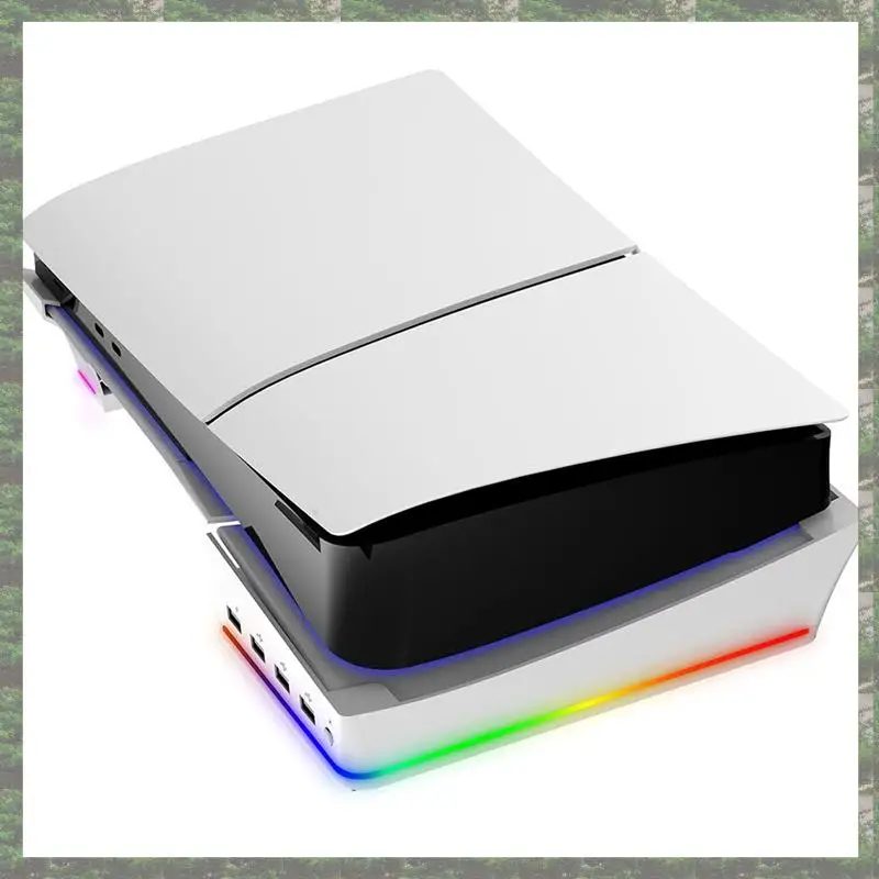 For PS5 Slim/Pro Stand With Light Modes 4 USB Hubs Enhanced Storage & Display White
For PS5 Slim/Pro Stand With Light Modes 4 USB Hubs Enhanced Storage & Display White